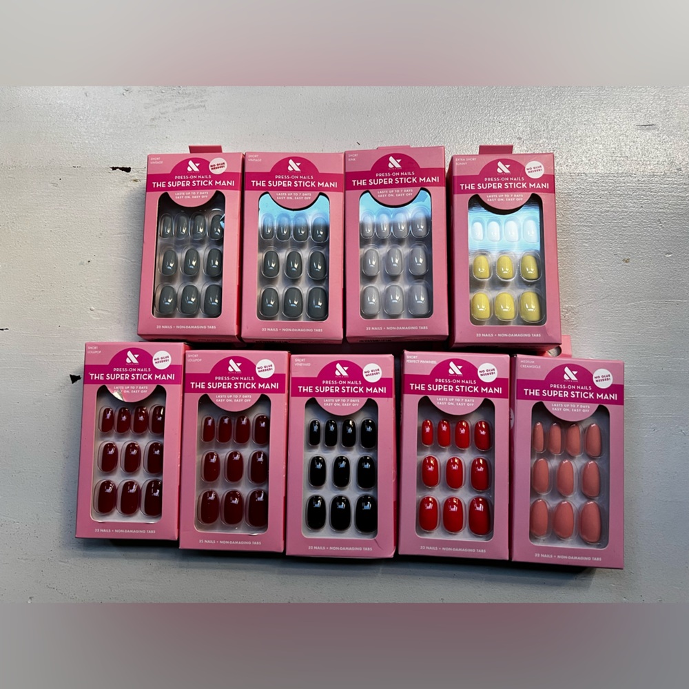 Olive & June Tab Press-Ons 9 Sets